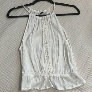 Cute summer high neck top!